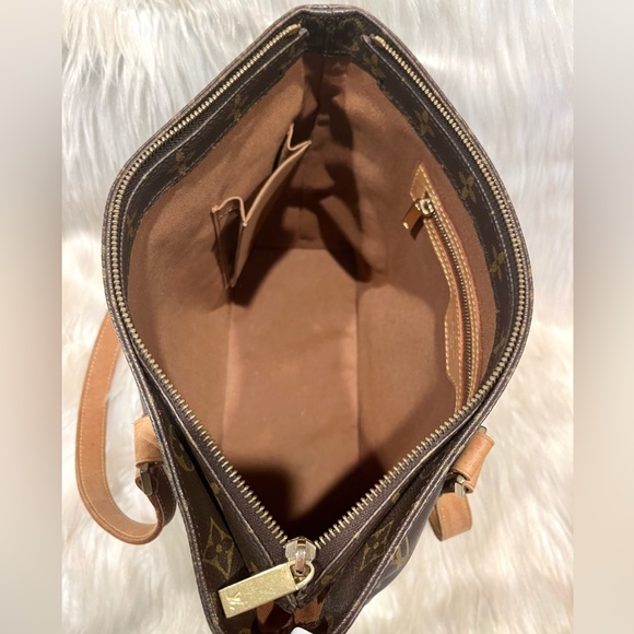 GREAT CONDITION! Authentic Louis Vuitton Cabas Piano Shoulder Bag Tote Handbag - Picture 9 of 16